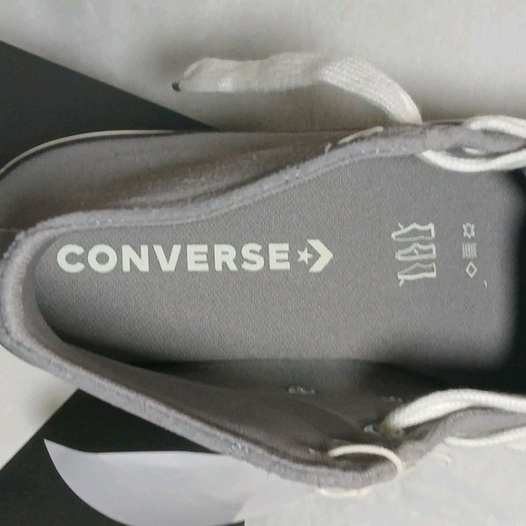 Converse Chuck Taylor All Star Suede, Gray/Black, M 6 / W 8 - Picture 12 of 14